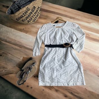 Robe mango dentelles