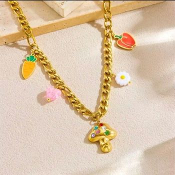 Collier champignon 🍄 ✅