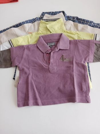 Lot Polos&Chemise T 6 mois