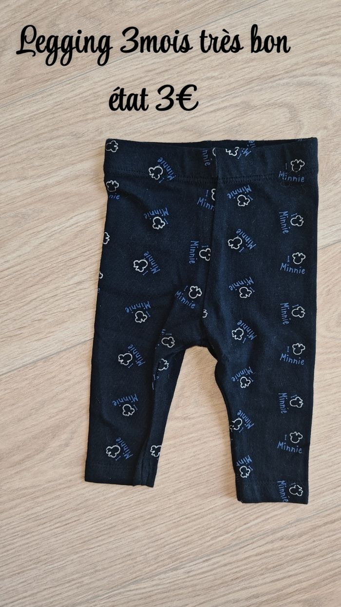 Legging 3mois Minnie - photo numéro 1