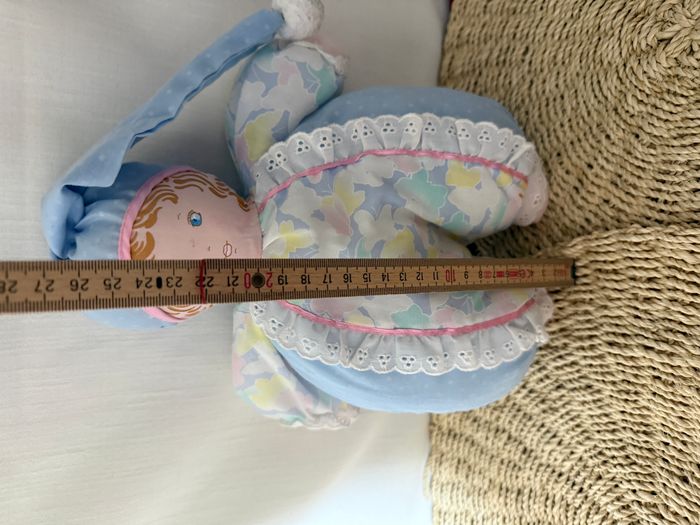 Ancien doudou poupée chiffon vintage - photo numéro 3