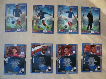 Lot de 4 cartes de foot « 3D Bleus collector »