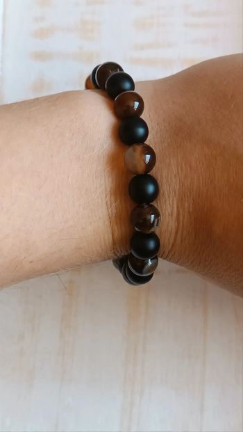 Jolie bracelet en pierre et perles