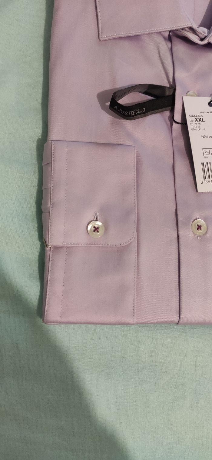 Chemise homme taille XXL (45-46) neuve - photo numéro 3