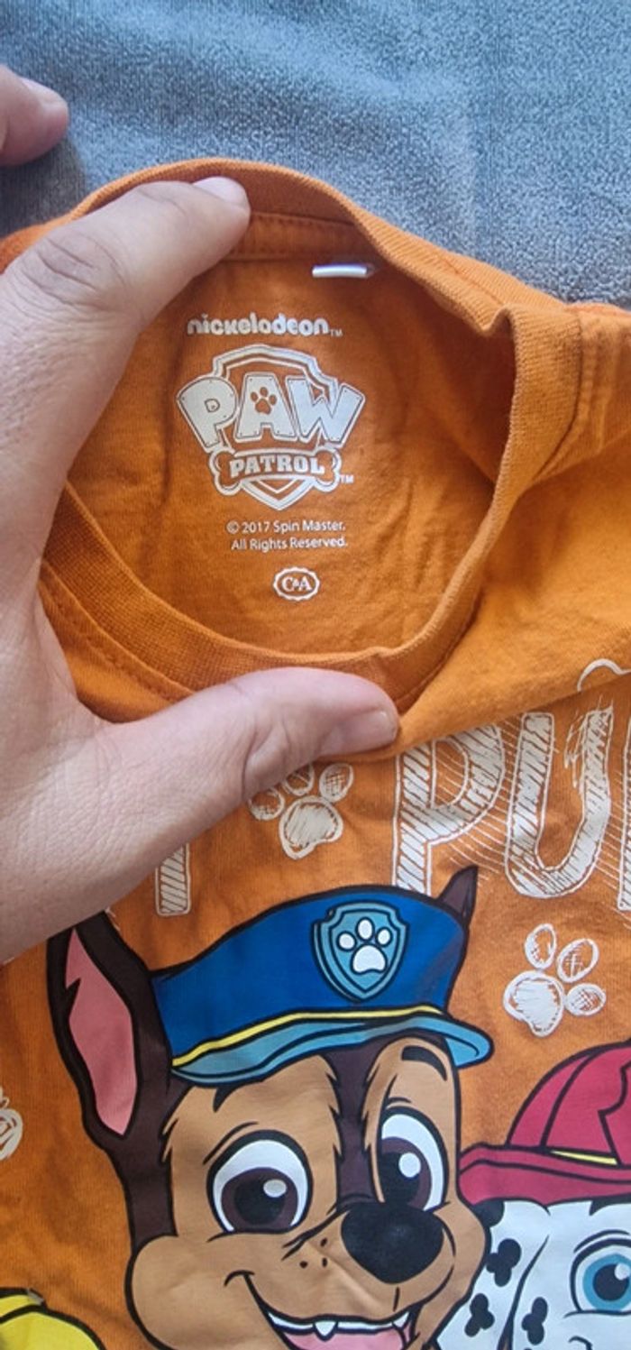 Tee Shirt manche longue Paw Patrol taille 5 ans - photo numéro 3