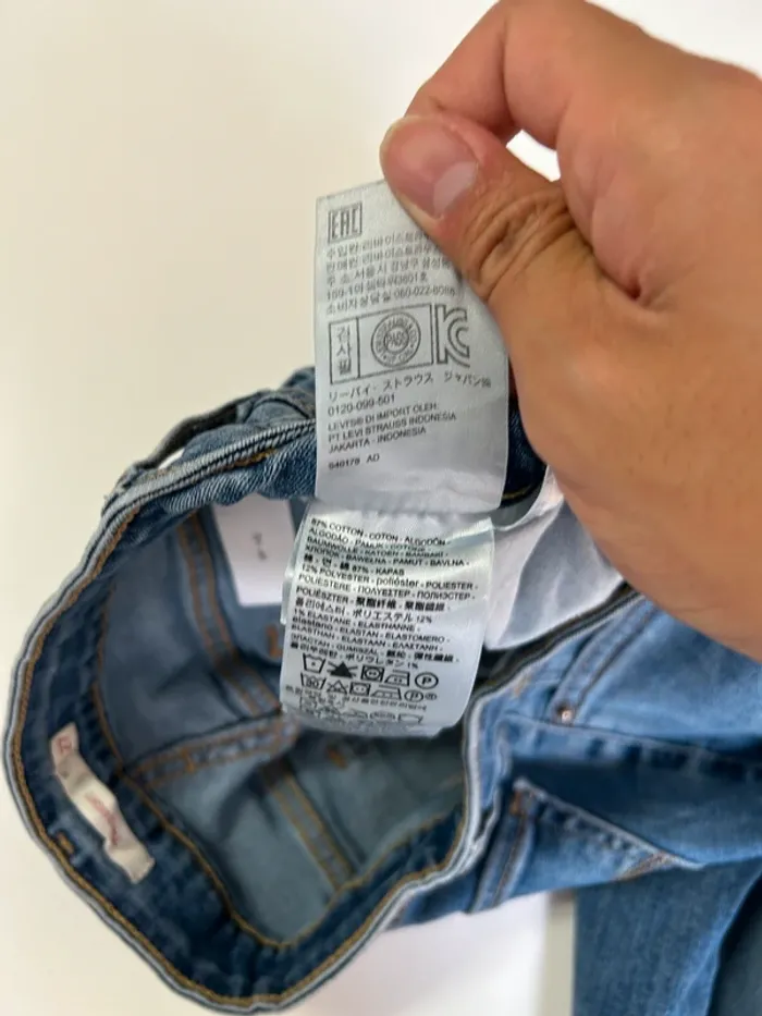 Jean Levi's Femme 714 Straight Bleu | Taille W27 FR36 | BP142 - photo numéro 6
