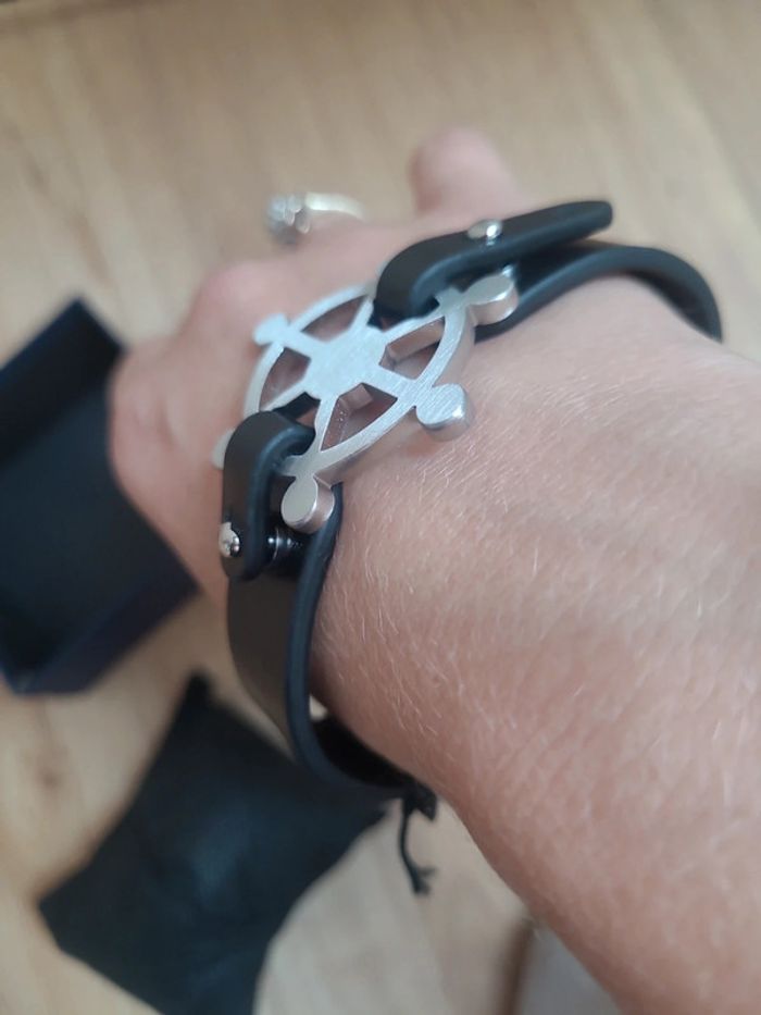 Bracelet cuir One man Show - photo numéro 4