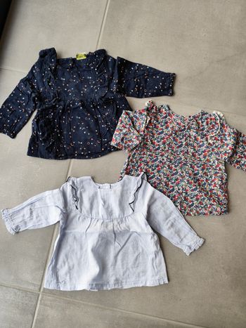Lot Blouse 12 mois