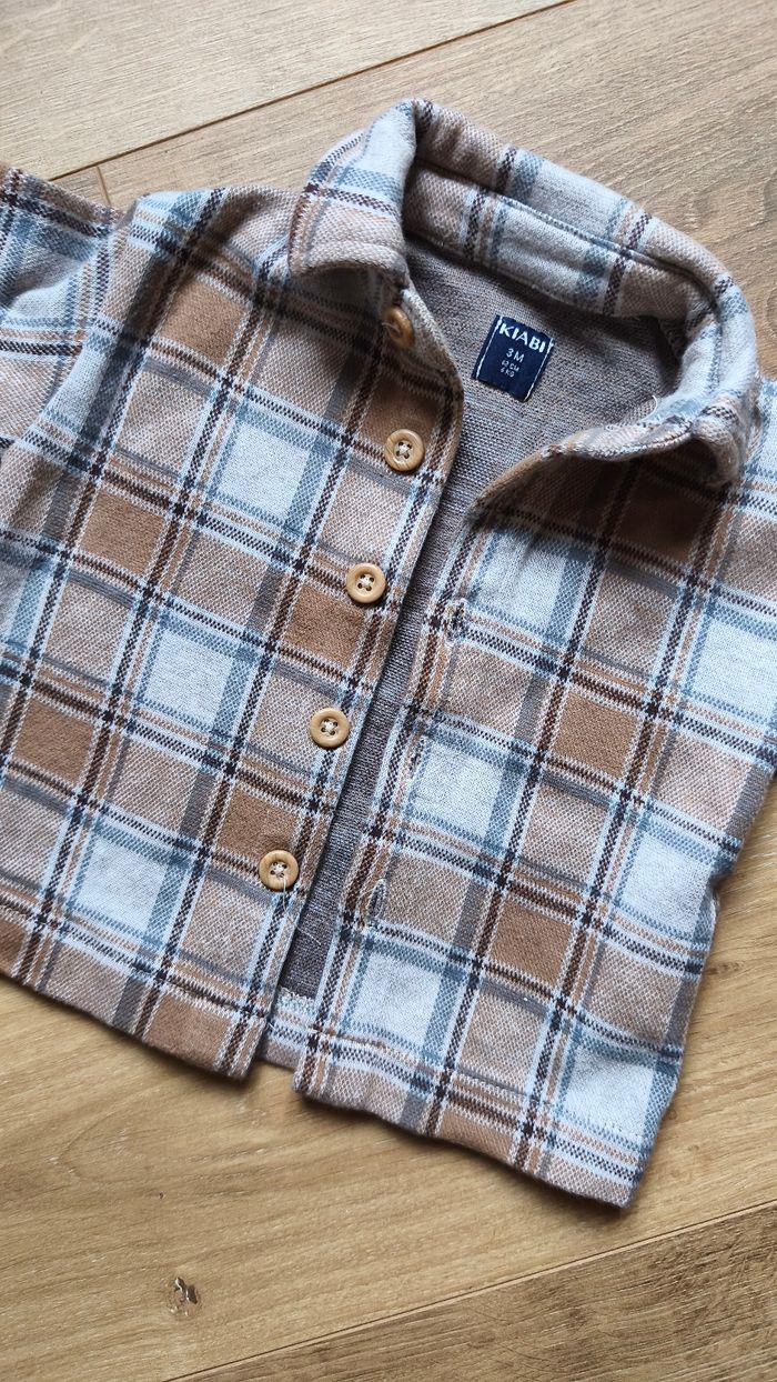 Ensemble habillé chemise bébé garçon 3 mois Kiabi - photo numéro 2
