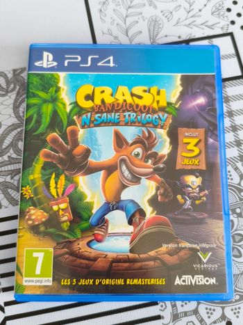 Crash Bandicoot N.sane trilogy

PS4