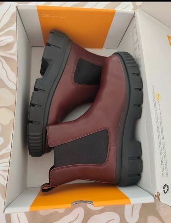 Timberland Mid Chelsea Boots Bordeaux 