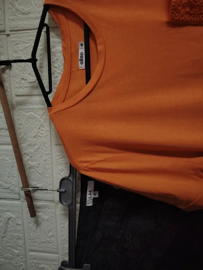 Ensemble 4 pièces orange et noir - photo numéro 8