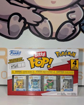 Pokémon - Bitty Pop 4 Pack 2.5cm - Pikachu