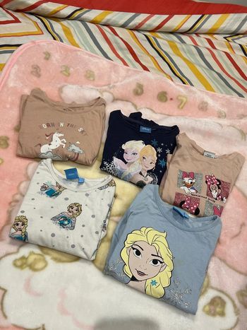 Lot tee shirt manche longue 4/5 ans