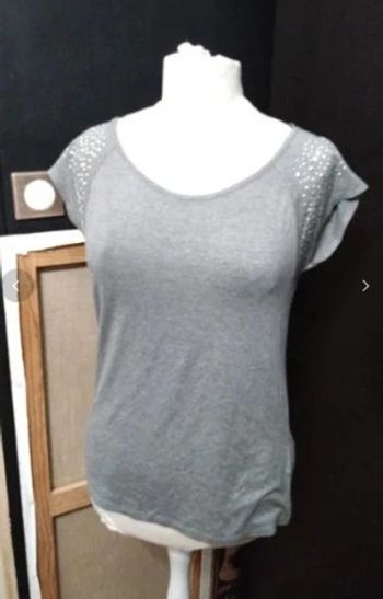 t shirt gris neuf Pimkie t 36