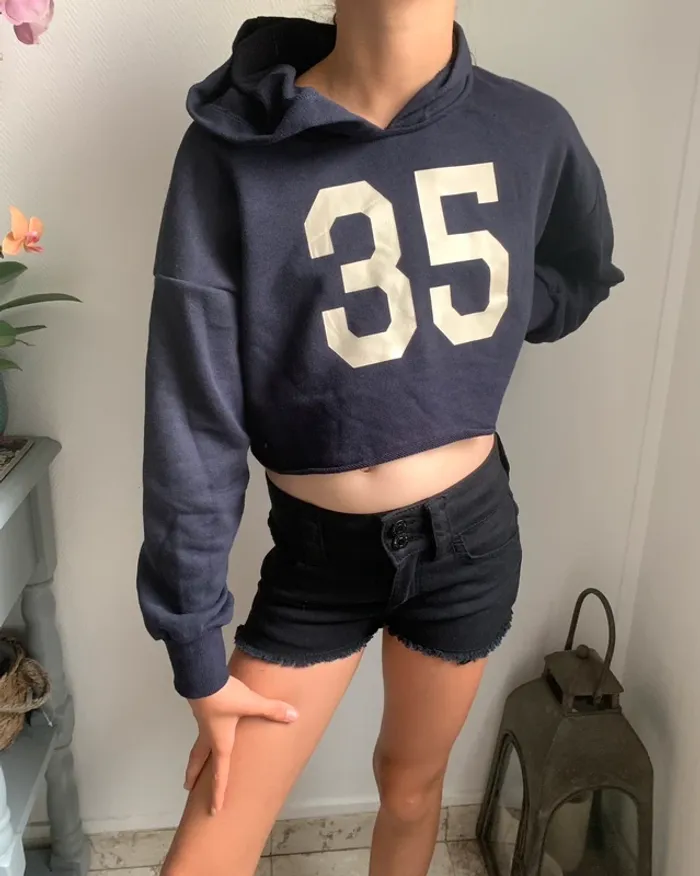 Ensemble sweat + short en jeans | neuf avec étiquette