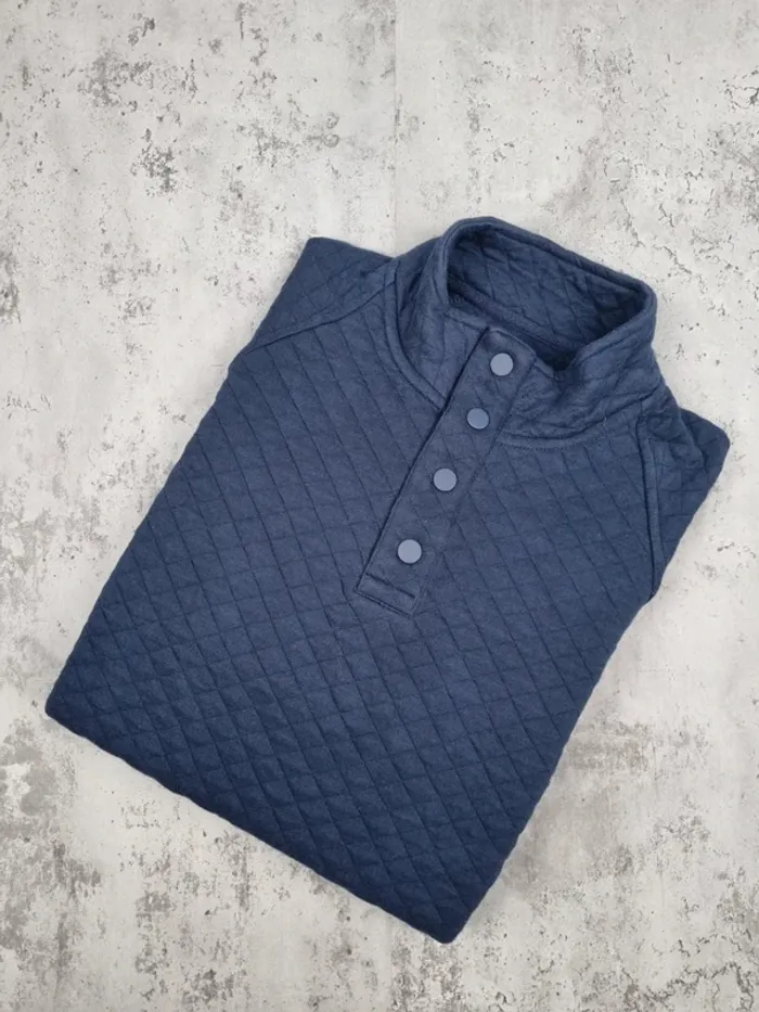 Sweat matelassé Eddie Bauer bleu marine – Taille M Homme