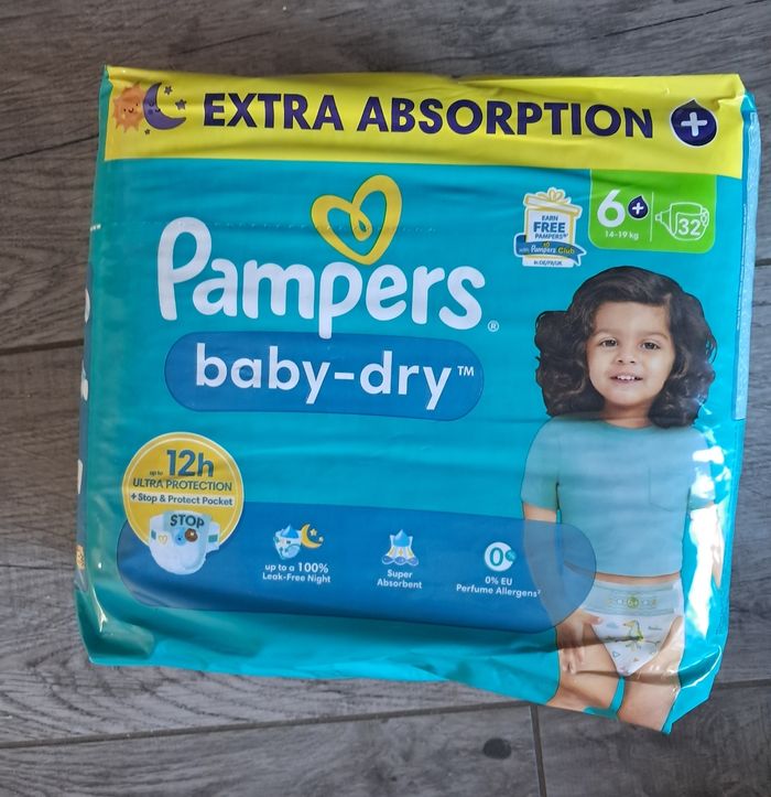 1 paquet Pampers 6+