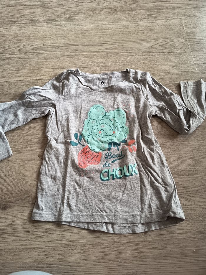 Tee shirt manche longue 3 ans