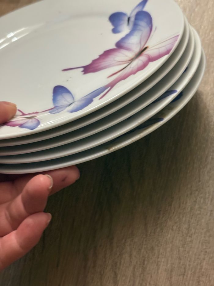 assiette papillon - photo numéro 2