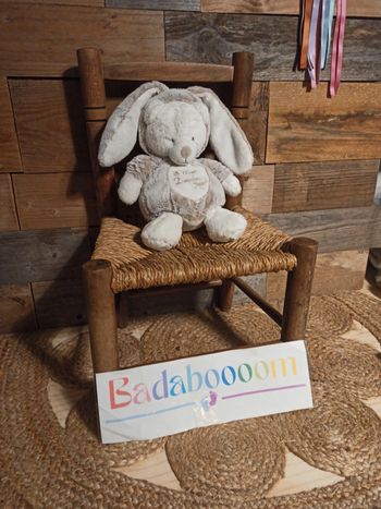 Doudou ours déguisé lapin nicotoy tbe