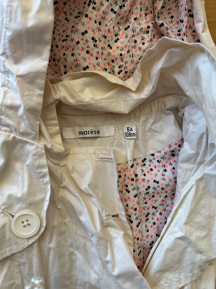 Trench blanc crème marèse - photo numéro 2