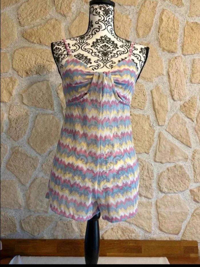 Combi short Zigzag Lavender– Taille XS – by Undiz - photo numéro 2