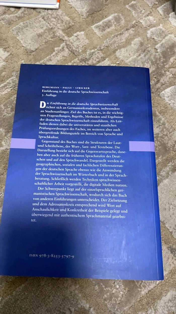 Einführung in die deutsche Sprachwissenschaft Édition en Allemand - photo numéro 2