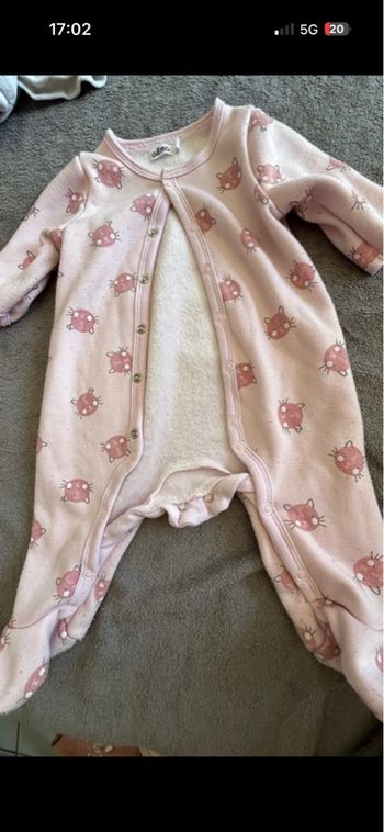 Pyjamas hiver ouverture devant 