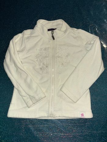 Veste zipee polaire t 4 ans