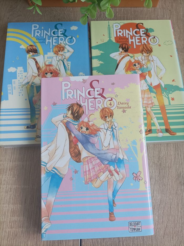 Lot 3 mangas Prince et Hero numéros 2 à 4 Delcourt
