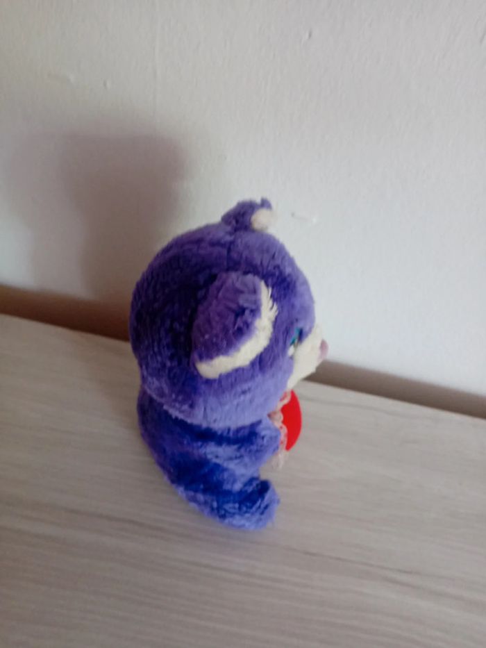 Jolie peluche ourson violet - photo numéro 4