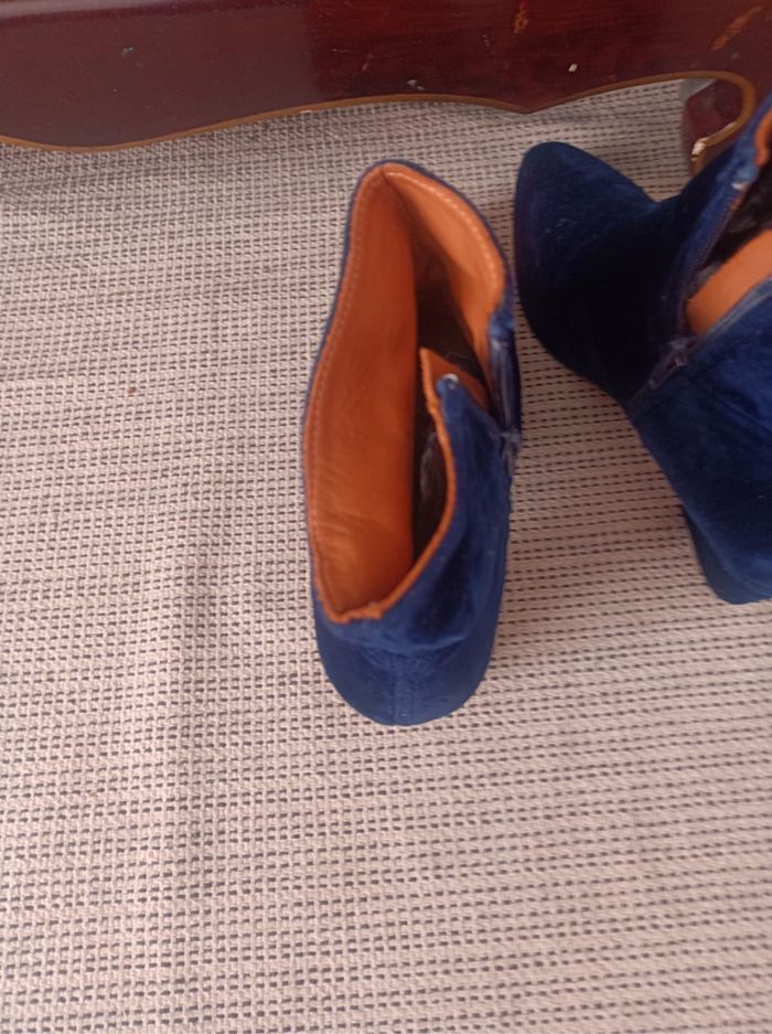 Bottines miista Bleu Roi – Taille 39 – Talons 6 cm - photo numéro 7