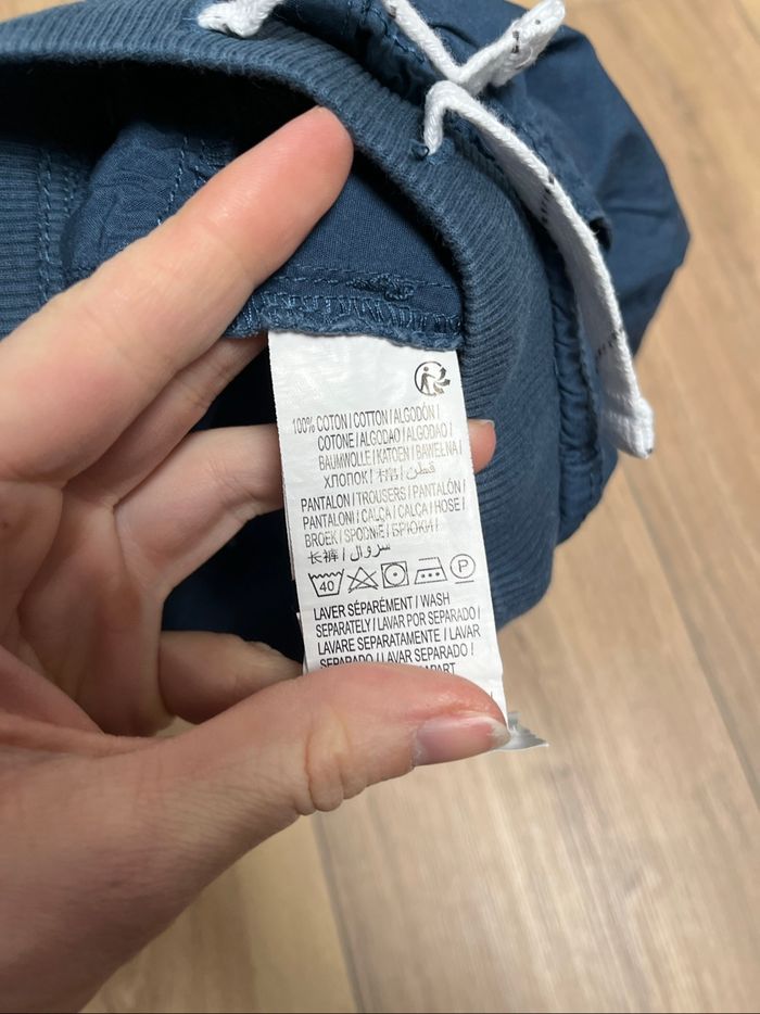 Pantalon bleu 6 mois - photo numéro 4