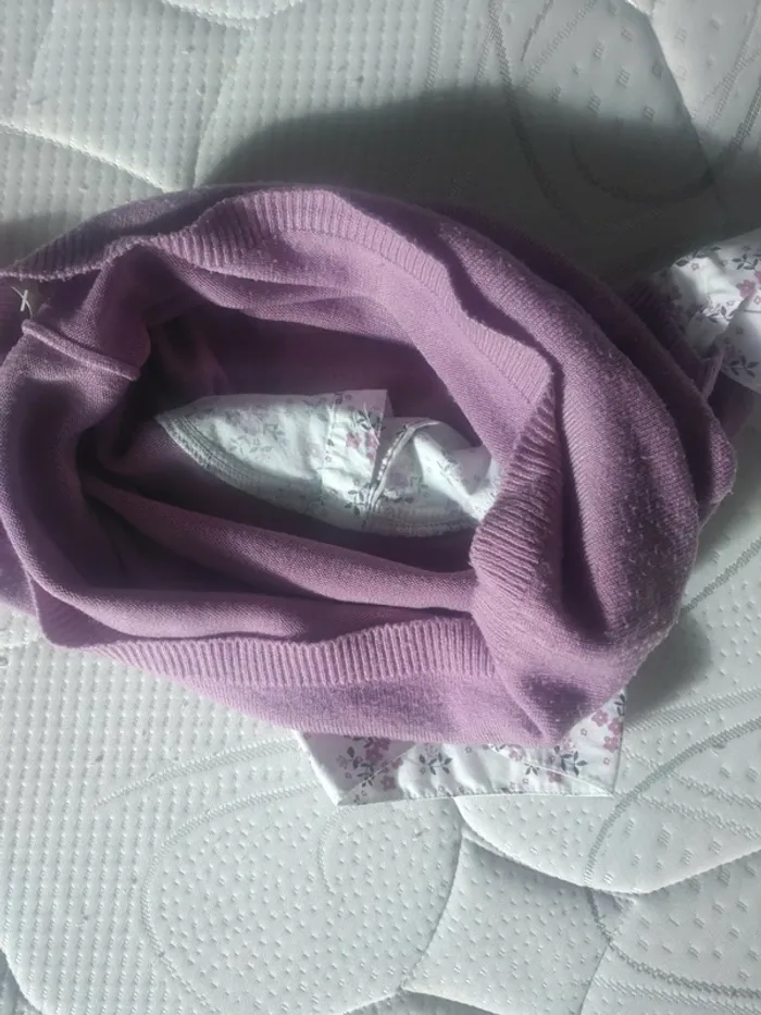 Petit pull Léger avec effet Chemisier fleurie Fille - photo numéro 8