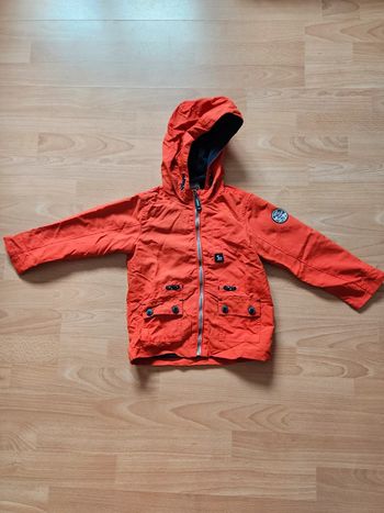 Veste creeks taille 4 ans orange