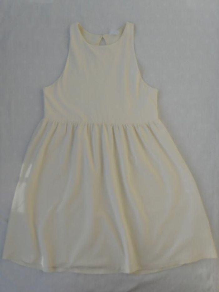 Robe blanc cassé - Zara - 11/12 ans