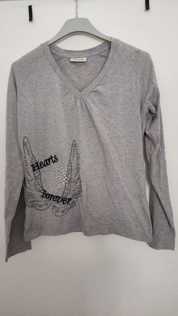 Haut tee-shirt manches longues femme L