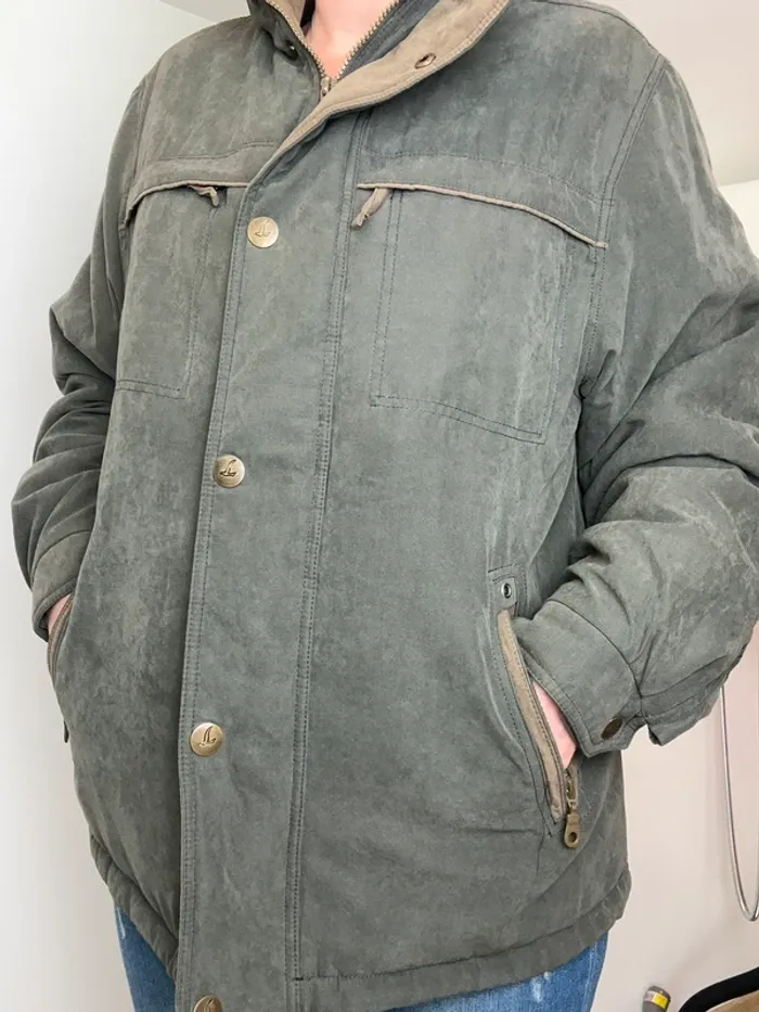 Blouson vintage homme taille M marron longbeach