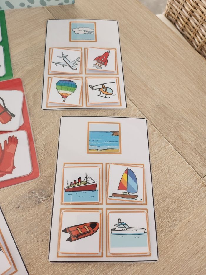 Jeux plastifiés et scratchés façon montessori - photo numéro 6