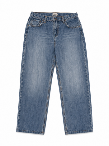 Short en jean long, garçon. 14 ans / pantacourt. Tout simplement. 