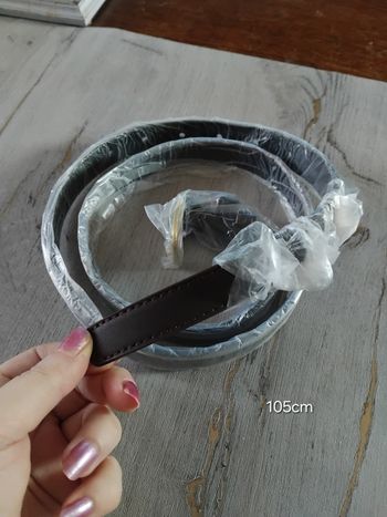 Ceinture femme 105cm marron foncé