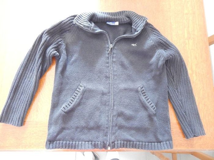 Gilet noir garçon 10 ans