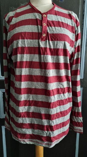 T-shirt manches longues à rayures