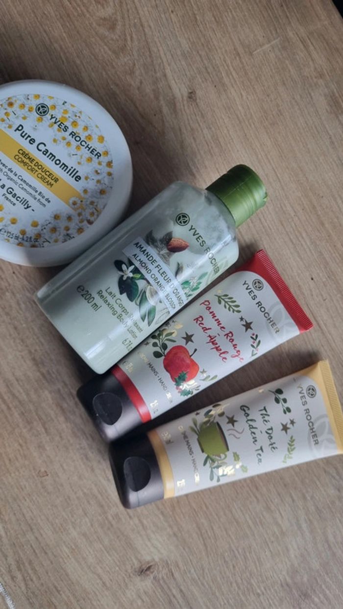 4 produits Yves Rocher neuf crème lait corps - photo numéro 5