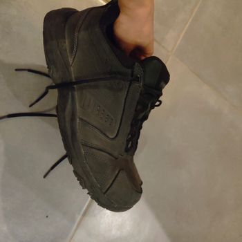 Chaussures marche homme Decathlon Newfeel dessus cuir