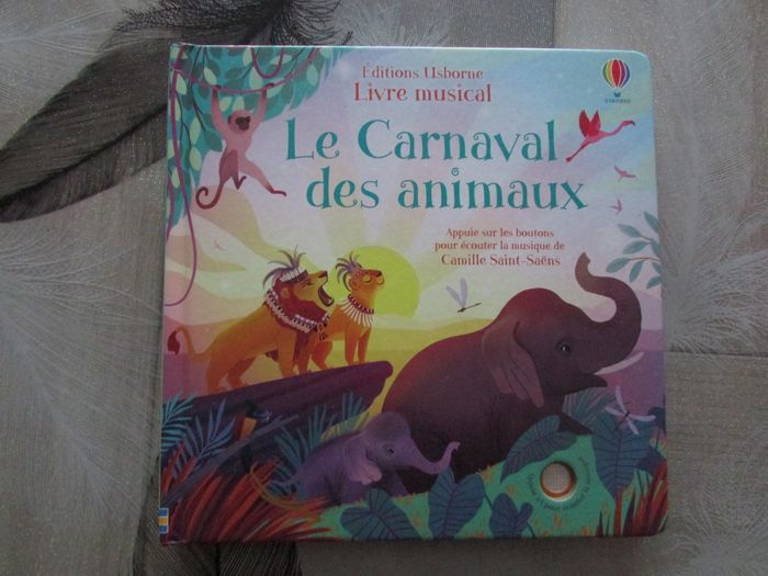 Livre musical Le Carnaval des animaux éditions Usborne