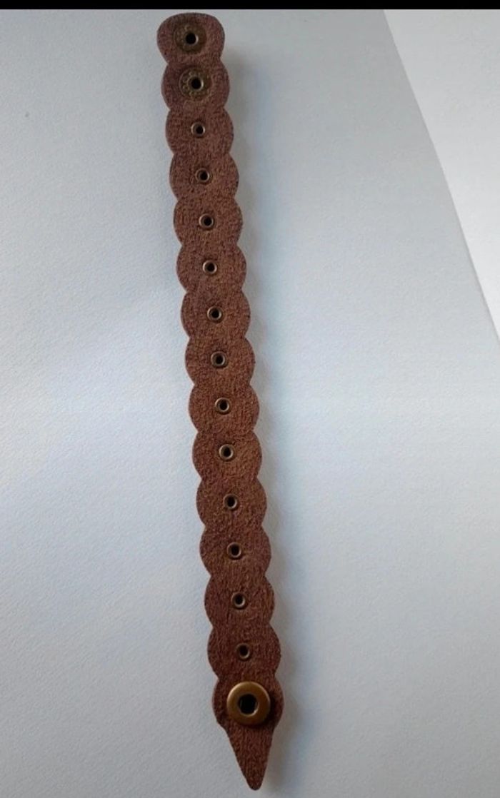 Bracelet en cuir 🌼 - photo numéro 3