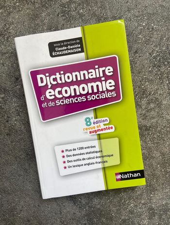 Dictionnaire d’économie et de sciences sociales 📚