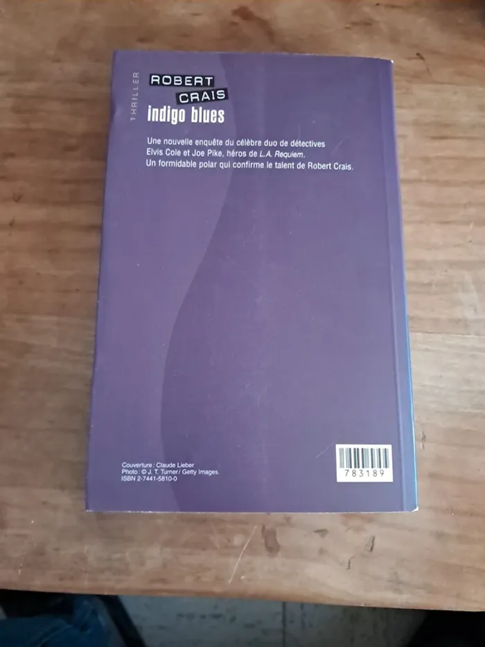 Livre thriller Indigo blues - photo numéro 3